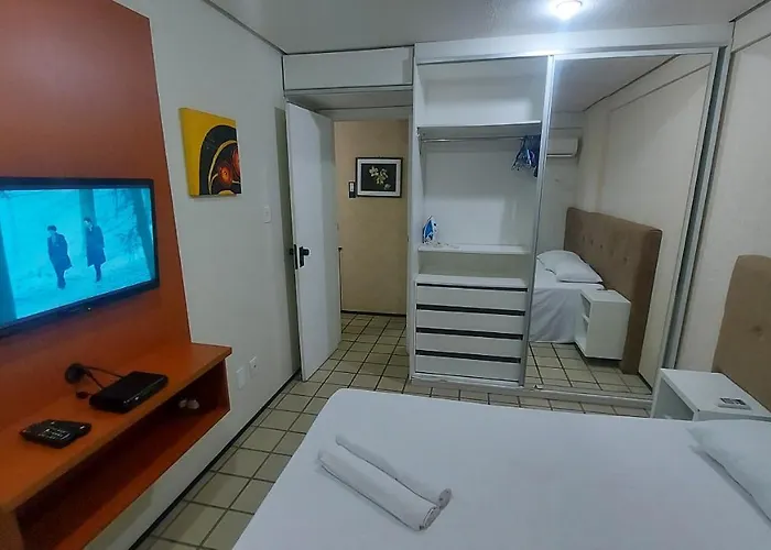 Flat Number One Ponta Dareia L Conforto, Estrutura L Ferreira Hospedagens